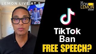 Lemon LIVE at 5 | TikTok Ban, Free Speech? - January 17th, 2025