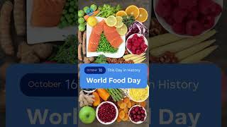 World Food Day - - This Day in History | October 16 | Edukemy