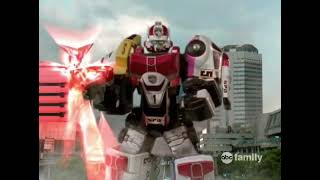 Power Rangers S.P.D. Stakeout Megazord Fight Part 1