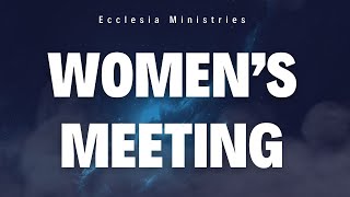 Women's Meeting  | 06- 02 - 2024 |   స్త్రీల కూడిక