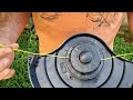 garthen gam 1500bp grass trimmer unboxing review and full test.