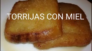 TORRIJAS CON MIEL Y VINO//TORRIJAS ESPONJOSAS FACIL//TORRIJAS RECETA DE SEMANA SANTA TRADICIONAL