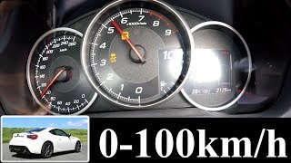 【0-100km/h 加速】 BRZ GT　マイチェン後のエンジンはとっても優秀！？