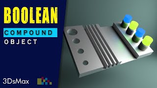 BOOLEAN Compound Object 3Dsmax | @Quick3D