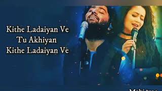 Tu Hi yar Mera(Lyrics)Full song By Arijit singh,Neha Kakar