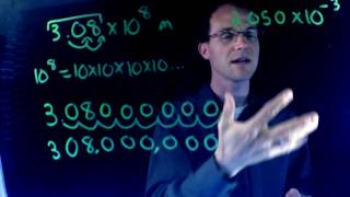 Writing scientific notation in decimal