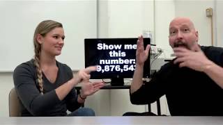 ASL Numbers: 9,876,543 (American Sign Language)