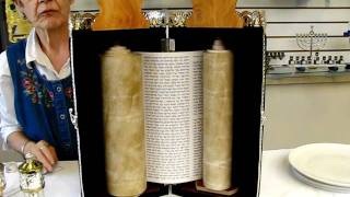 Sephardic Paper Torah  Scroll