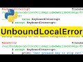 UnboundLocalError | Python | Tutorial