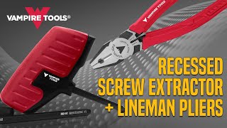 Recessed Screw Extractor \u0026 Lineman Pliers #Vampliers #screwextractor