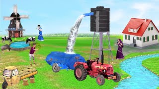 मिनी ट्रैक्टर पानी टैंकर Mini Tractor Water Tanker  Funny Hindi Comedy Video