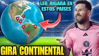 🚨 MESSI JUGARÁ en CENTROAMERICA y SUDAMÉRICA con INTER MIAMI 🤩 Fechas de pretemporada 2025 ✅️