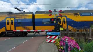 (Oude beelden) Spoorwegovergang Westwoud //dutch railroad crossing