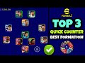 Top 3 Quick Counter Best Formations In eFootball 2023 Mobile 🔥 | Best Formation eFootball 2023