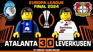 Europa League Final 2024 🏆 Atalanta vs Bayer Leverkusen 3-0 • All Goals Highlights Lego Football