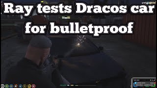 Ray tests Dracos car for bulletproof | No-Pixel 3.1