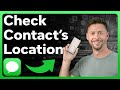 How To Check Someone's Location In Messages