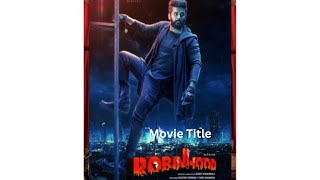 Nithiin next movie titled Robinhood #Robinhood #ROBINHOOD Movie Glimpse #Nithiin