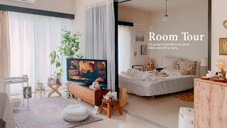 [Room tour] Living alone | Natural rental room with a sense of unity that you want to imitate