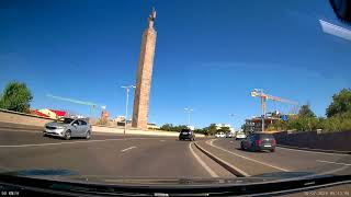 Car tour through the streets of Yerevan 🇦🇲 ավտոտուր Երևանի փողոցներով #yerevan #driving #armenia #4k