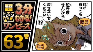 【３分で分かる！】ONE PIECE 63巻 完全ネタバレ超あらすじ！【アーロン、ジンベエ、ホーディ…魚人の抱える過去とは】