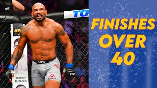 UFC Fighters Finishing Fights After 40 (Better with Age?)