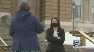 Iowans protest for mask mandate