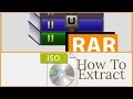 How To Extract Iso Files and Winrar Files (Win 10-11)