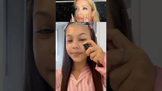 Make-up tutorial by 10 years old 🫶yes or not? #makeup #tutorial #makeuptutorial #girls #cute