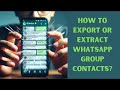 How to Export or Extract WhatsApp Group Contacts to Excel | Best WhatsApp Contacts Extractor Tool