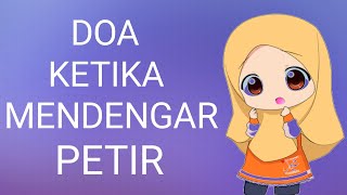 DOA KETIKA MENDENGAR PETIR