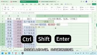 【WPS表格教程】提取复合要求的数据函数（FILTER函数）