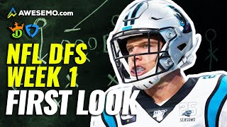 NFL DFS First Look Week 1 DraftKings, Yahoo, FanDuel Daily Fantasy Picks | NFL DFS Strategy Show