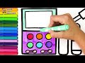 draw and color makeup 💅💄💋👁️🖌️🌈 drawings for kids