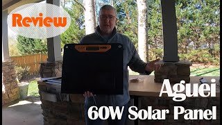 Reviewer-Test on Aguei 60W Foldable Solar Panel