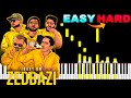 Zedbazi - Bache Mahal - Piano Tutorial | زدبازی - بچه محل - آموزش پیانو