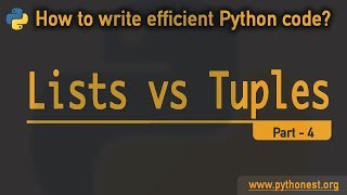 Lists vs Tuples in python| Python tutorials 🔥