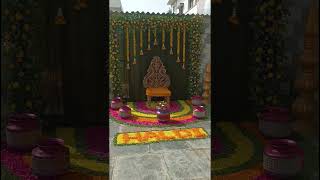 మంగళ స్నానం/ Haldi function #decoration #haldi #haldiceremony #viral #reels #jpevents #shorts