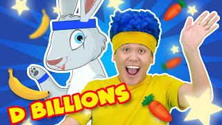 Sharing with Animals (Carrot, Honey, Banana & Bamboo) | D Billions Kids Songs