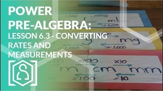 Power Pre Algebra - Lesson 6.3 (Converting Rates and Measurements)