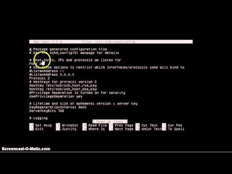konfigurasi SSH debian 7 konfigurasi SSH debian 7
