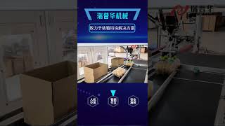 自动开箱机 自动装箱码垛Cartonier Opening and loading Robot system