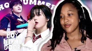 BOYNEXTDOOR 'HOT SUMMER' COVER LIVE STAGE & DANCE PRACTICE | REACTION