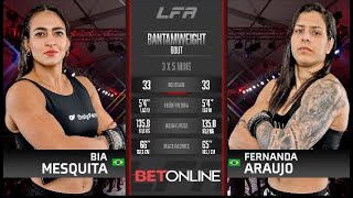 Bia Mesquita vs Fernanda Araujo LFA 198