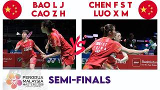 BAO Li Jing / CAO Zi Han vs CHEN Fan Shu Tian / LUO Xu Min Semi-finals Malaysia Masters 2026