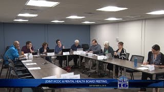 Joint HCDC & Mental Health Board Meeting 9/6/2018