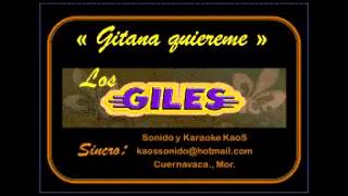 GITANA QUIEREME - LOS GILES KARAOKE