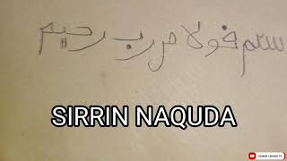 SIRRIN MAGANIN NAQUDA MUJARRABI