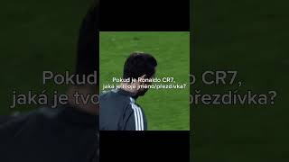 Pokud je Ronaldo CR7, jaké je tvoje jméno? #cristiano #kviz #fotbal #cz #cesko #inspirace #prezdivka