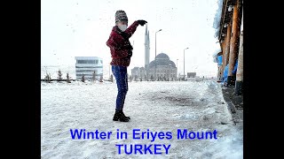 WINTER IN ERCIYES MOUNT   TURKEY